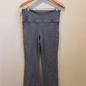 Athleta Light Gray Ribbed Leggings